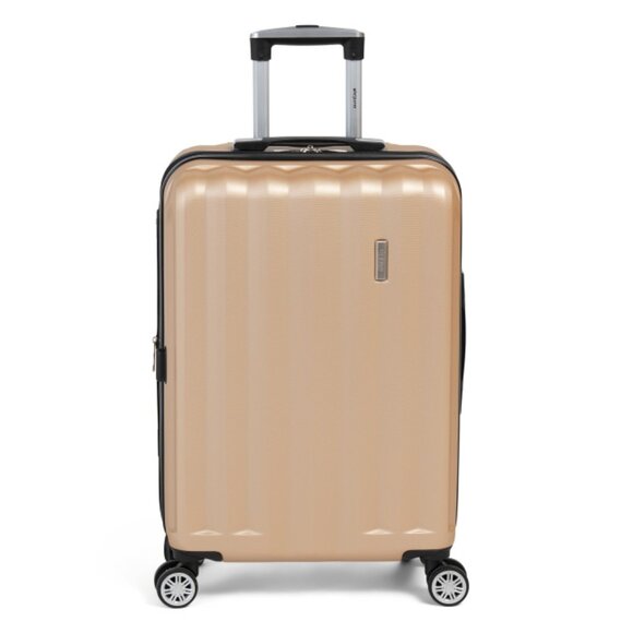 DEJUNO Champagne 24in Camden Scratch Resistant Hardside Spinner - Picture 1 of 2